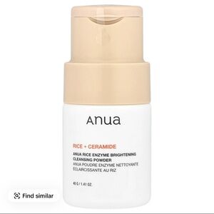 Anua Rice + Ceramide Brightening Cleansing Powder — Cream & White